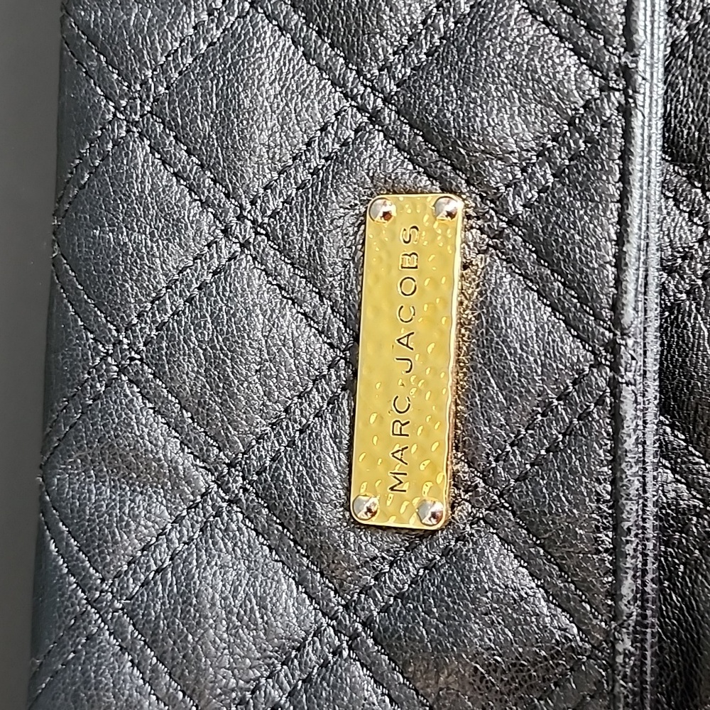 Marc jacobs black brass sandy clutch shoulder handbag - Picture 2 of 8